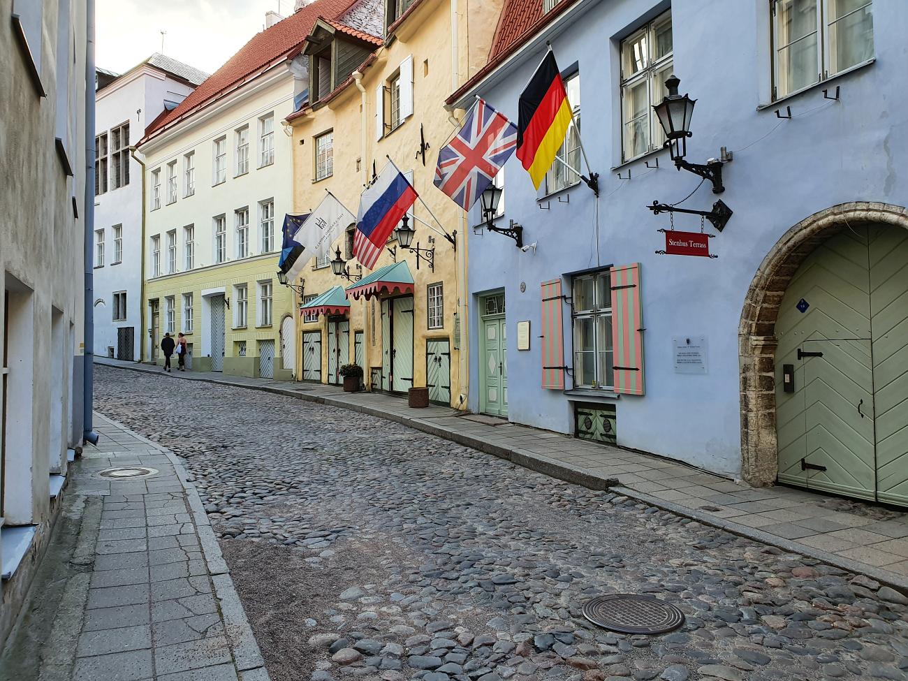 Luxurious Schlössle Hotel in Tallinn Old Town, on quiet side street
